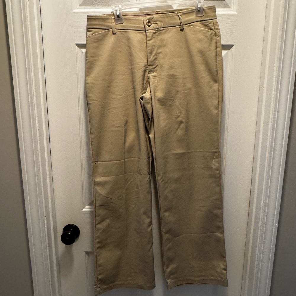Lee Khaki Dress Pants Trousers | Mid Rise | Size 10 Short | New Without Tags